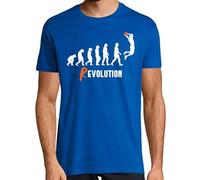 latostadora Camiseta Manga Corta Basket Revolution para Hombre - Azul Royal L - Ref. 1079360-P