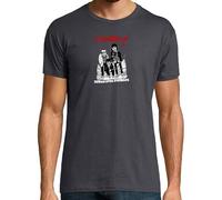 latostadora Camiseta Manga Corta Demasiados Enemigos para Hombre - Gris Ratón M - Ref. 796708-P