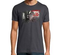 latostadora Camiseta Manga Corta Dónde Esta El Porvenir para Hombre - Gris Ratón XXL - Ref. 796754-P