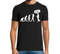 latostadora Camiseta Manga Corta Evolución ¡Dejad De Seguirme! para Hombre - Negro XXL - Ref. 1022086-P