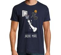latostadora Camiseta Manga Corta Jaque Mate Black para Hombre - Azul Marino M - Ref. 2082029-P