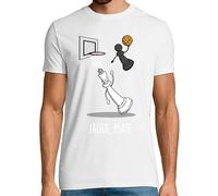 latostadora Camiseta Manga Corta Jaque Mate Black para Hombre - Blanco M - Ref. 2082029-P