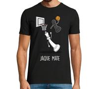 latostadora Camiseta Manga Corta Jaque Mate Black para Hombre - Negro S - Ref. 2082029-P