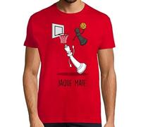 latostadora Camiseta Manga Corta Jaque Mate para Hombre - Rojo XXL - Ref. 2082019-P