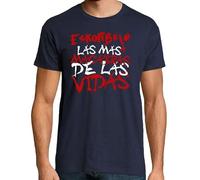 latostadora Camiseta Manga Corta La Más Macabra De Las Vidas para Hombre - Azul Marino L - Ref. 796728-P