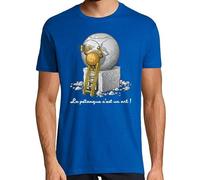 latostadora Camiseta Manga Corta ¡la Petanca Es Un Arte! para Hombre - Azul Royal XXL - Ref. 1917572-P