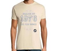 latostadora Camiseta Manga Corta Made In 1976 para Hombre - Crema XXL - Ref. 1194189-P
