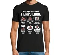 latostadora Camiseta Manga Corta Me Encantan Las Motos Regalo Motero Biker para Hombre - Negro L - Ref. 3307738-P
