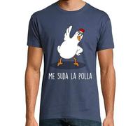 latostadora Camiseta Manga Corta Me Suda La Polla Dark para Hombre - Denim XL - Ref. 2270686-P