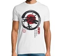 latostadora Camiseta Manga Corta Miyagi-Do Rules Enso para Hombre - Blanco L - Ref. 3111095-P