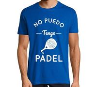 latostadora Camiseta Manga Corta No Puedo Tengo Padel para Hombre - Azul Royal XL - Ref. 6333105-P