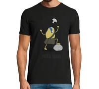 latostadora Camiseta Manga Corta Patata Brava para Hombre - Negro L - Ref. 1036712-P