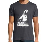 latostadora Camiseta Manga Corta Perdiz para Hombre - Gris Ratón 4XL - Ref. 790260-P