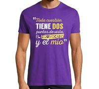 latostadora Camiseta Manga Corta Puntos De Vista Hombre (Fondo Oscuro) para Hombre - Morado XXL - Ref. 1087320-P