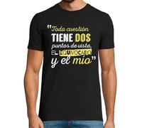 latostadora Camiseta Manga Corta Puntos De Vista Hombre (Fondo Oscuro) para Hombre - Negro 3XL - Ref. 1087320-P