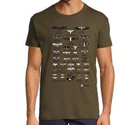 latostadora Camiseta Manga Corta Rapaces Ibéricas para Hombre - Army L - Ref. 393220-P