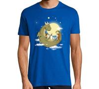 latostadora Camiseta Manga Corta Sant Jordi para Hombre - Azul Royal S - Ref. 1348629-P
