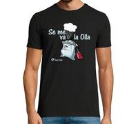 latostadora Camiseta Manga Corta Se Me Va La Olla para Hombre - Negro L - Ref. 554639-P