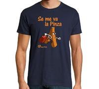 latostadora Camiseta Manga Corta Se Me Va La Pinza para Hombre - Azul Marino 4XL - Ref. 315734-P