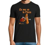 latostadora Camiseta Manga Corta Se Me Va La Pinza para Hombre - Negro XS - Ref. 315734-P
