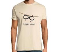 latostadora Camiseta Manga Corta Tender A Infinito para Hombre - Crema S - Ref. 1836589-P