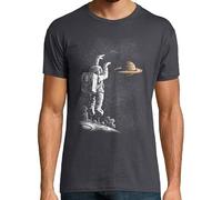 latostadora Camiseta Manga Corta Una Estrella del Baloncesto para Hombre - Gris Ratón M - Ref. 3046182-P