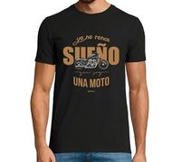 latostadora Camiseta Manga Corta Yo No Ronco, Sueño Que Soy Una Moto para Hombre - Negro 3XL - Ref. 8651408-P