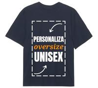latostadora Camiseta Oversize Personalizada Unisex - Foto Texto Personalizable Delante y Detrás