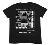 latostadora Camiseta Personalizada Boyfriend Girlfriend - Camiseta Pareja Personalizada Foto Collage Texto - Camiseta Only You Personalizable - Regalo Navidad Pareja Personalizado San Valentín