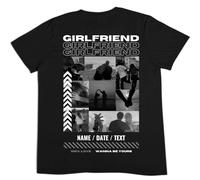 latostadora Camiseta Personalizada Boyfriend Girlfriend - Camiseta Pareja Personalizada Foto Collage Texto - Camiseta Only You Personalizable - Regalo Navidad Pareja Personalizado San Valentín