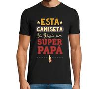 latostadora Camiseta Regalo Papa Cumpleaños - Camisetas Día del Padre - Camisetas para Padres - Ideas Regalo Futuro Super Papa Abuelo - Regalo Padre Primerizo Original - Regalos Originales Hombre