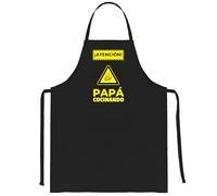 latostadora Delantal Regalo Papa Cumpleaños - Delantales Dia Padre Papa Cocinero Chef - Ideas Regalo Navidad Padre Papa - Regalos Originales Hombre - Atencion Papa Cocinando
