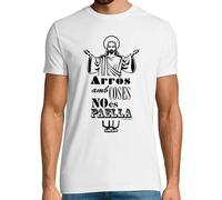 latostadora Samarreta en Català Arròs Amb Coses Home - Blanco L - Ref. 183041-P