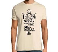 latostadora Samarreta en Català Arròs Amb Coses Home - Crema XL - Ref. 183041-P