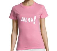 latostadora Samarreta en Català Au, Va - Samarreta Màniga Curta Dona Dona - Rosa M - Ref. 3219347-P