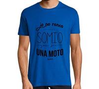 latostadora Samarreta en Català Jo No Ronco, Somio Que Sóc Una Moto Home - Azul Royal 3XL - Ref. 2071803-P
