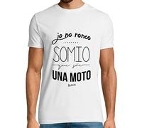 latostadora Samarreta en Català Jo No Ronco, Somio Que Sóc Una Moto Home - Blanco XXL - Ref. 2071803-P