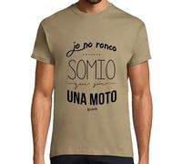 latostadora Samarreta en Català Jo No Ronco, Somio Que Sóc Una Moto Home - Caqui XL - Ref. 2071803-P