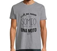 latostadora Samarreta en Català Jo No Ronco, Somio Que Sóc Una Moto Home - Gris Vigoré XXL - Ref. 2071803-P