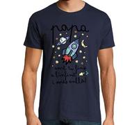 latostadora Samarreta en Català Papa Amb Tu Fins A L Infinit I Més Enllà Home - Azul Marino XXL - Ref. 2674380-P