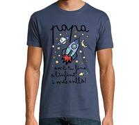 latostadora Samarreta en Català Papa Amb Tu Fins A L Infinit I Més Enllà Home - Samarretes Catalanes - Camisetas en Catalán - Regals Originals Catalunya i Llengua Catalana - Ref. 2674380-P