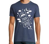 latostadora Samarreta en Català Papa ETS El MEU Heroi Home - Samarretes Catalanes - Camisetas en Catalán - Regals Originals Catalunya i Llengua Catalana - Ref. 2674381-P