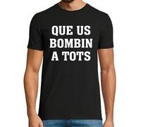 latostadora Samarreta en Català Que Us Bombin A Tots Home - Samarretes Catalanes - Camisetas en Catalán - Regals Originals Catalunya i Llengua Catalana - Ref. 12138496-P