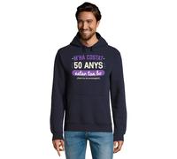 latostadora Sudadera con Capucha 50 Anys para Hombre - Azul Marino XXL - Ref. 2093780-P