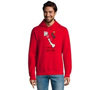 latostadora Sudadera con Capucha Jaque Mate para Hombre - Rojo XS - Ref. 2084809-P