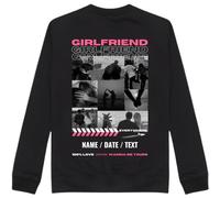 latostadora Sudadera Personalizada Boyfriend Girlfriend - Sudadera con Capucha Pareja Foto Collage Texto - Jersey Hoodie Only You Personalizable - Regalo Navidad Pareja Personalizado San Valentín