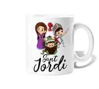 latostadora Taza Sant Jordi Regalo - Ideas de Regalo Sant Jordi - Regalos Originales de para el 23 de Abril - Tazas Catalunya