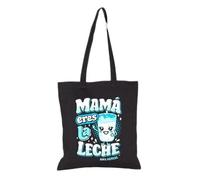 latostadora Tote Bag Tela Dia De La Madre - Bolsa De Algodon Que Regalar a Tu Madre - Regalo Navidad Madre Mama - Regalos Originales Para Mujer - Mamá Eres La Leche