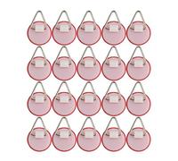 LatoYard 20 ganchos de pared de plástico invisible de 22 mm, para colgar cuadros decorativos, organizador de almacenamiento de cocina