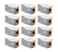 LatoYard 3.3L para bolsas de polvo de repuesto C10/C20 y limpiadores, resistentes bolsas no tejidas de 4 capas para pelo de mascotas y desechos (paquete de 12)